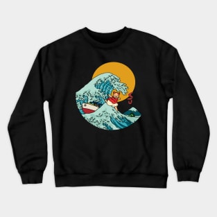 Kitty in the sea Crewneck Sweatshirt